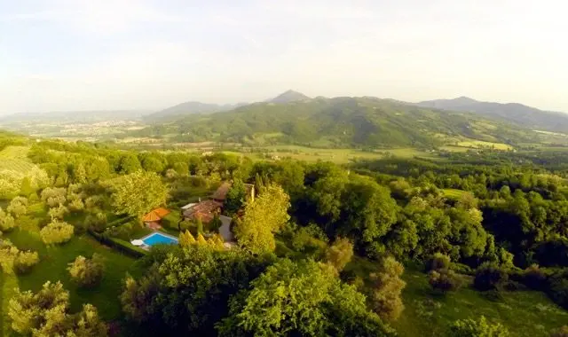 View From Above San Nicolò, Holiday Villa On The Tuscany Umbria Border, Italy