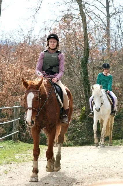 Horse riding on the Tuscany Umbria border