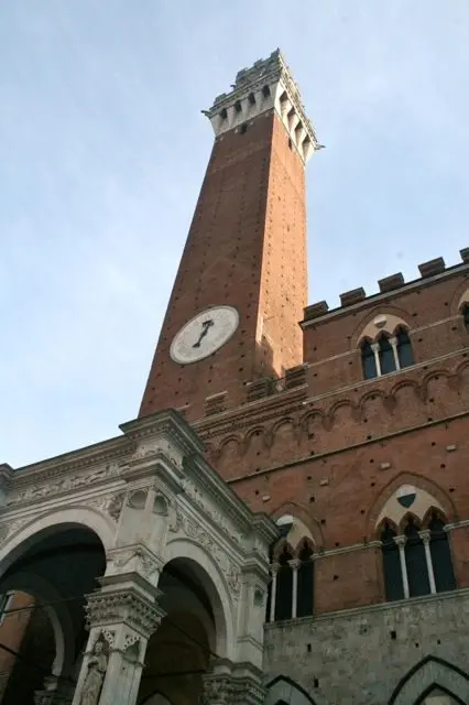 The Torre del Mangia in Siena, Tuscany