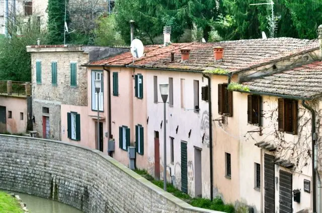 Houses in the old part of Umbertide