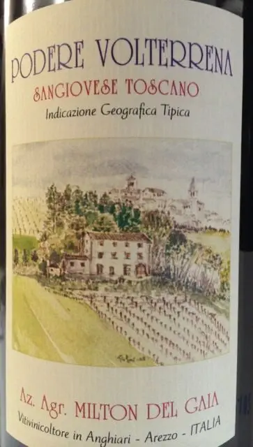 Podere Volterrana, Sangiovese IGT, wine from Anghiari, Tuscany