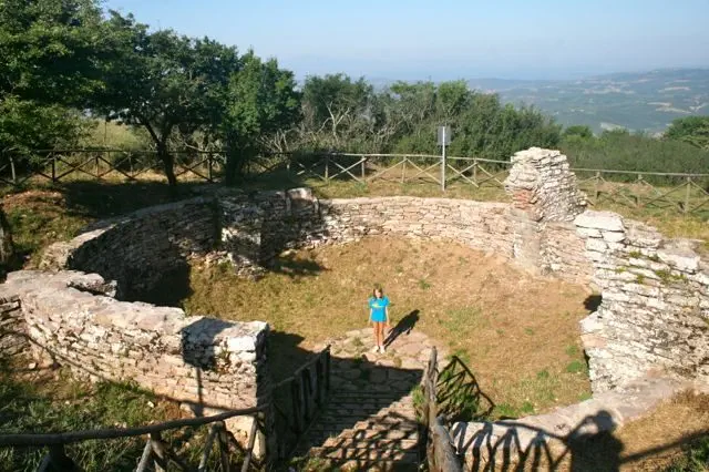 The Nevicata, an old snow store, on Monte Tezio