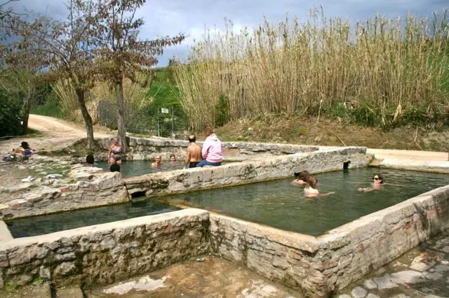The hot springs at San Casciano dei Bagni