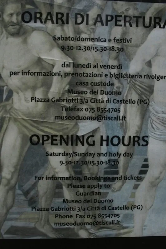 Opening Times For Luca Signorelli's Morra Frescoes.