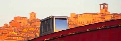 The mini metro in Perugia, Umbria