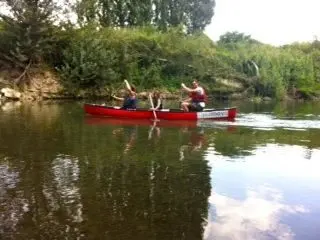 Canoeing on the River Tiber