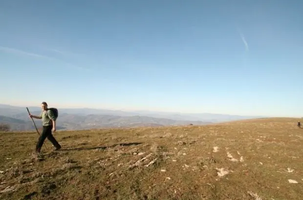 Near the summit of Monte Acuto