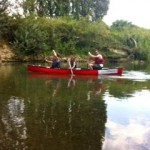 Canoeing on the River Tiber