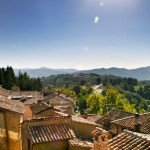 Rooftops in Montone and the Upper Tiber Valley